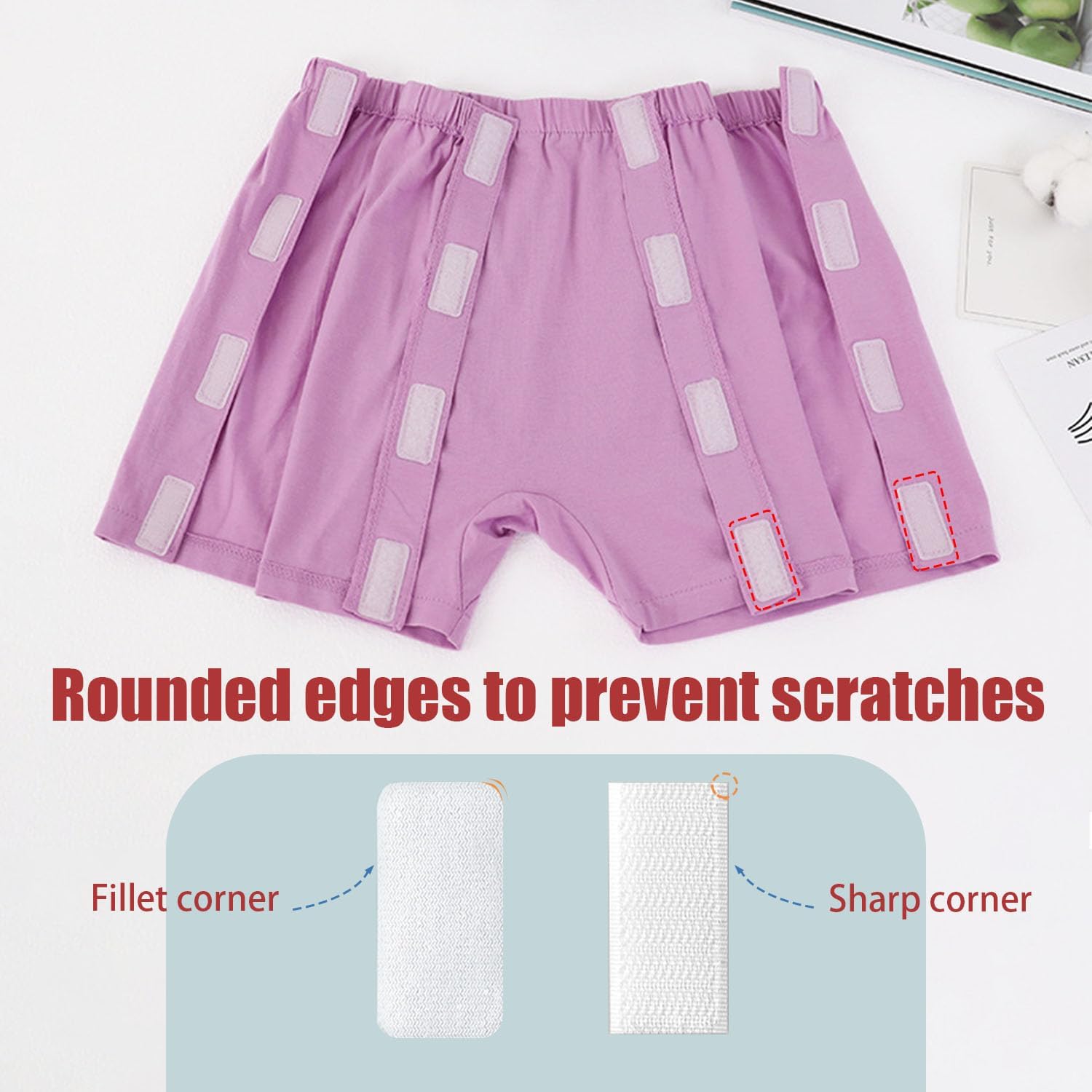 3 Pack Post Surgery Boxers for Women, Adaptive Underwear, Tear Away Underwear, Incontinence Stick-on Briefs, XS/W21 - Image 3