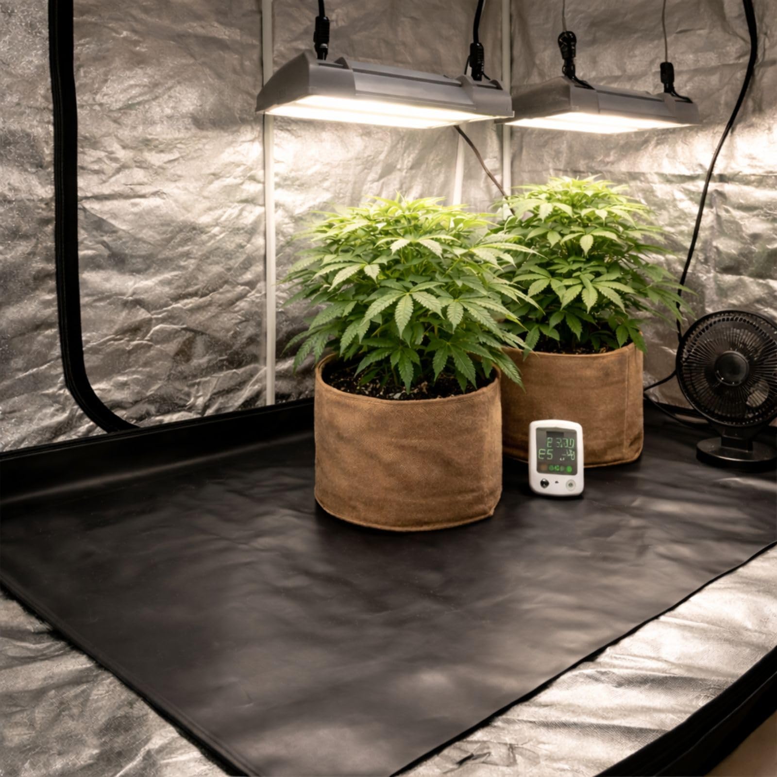 Weedness Teichfolie PVC 4 x 4 Meter – Grow Anbau Indoor Outdor wasserdichte Gartenteich Teichbecken Teichbau Pflanzen Teich