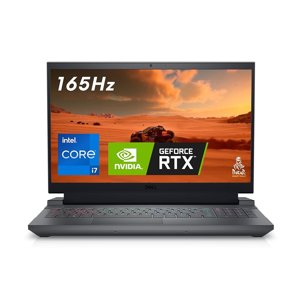 Dell G15 5530 15.6" FHD 165Hz Gaming Laptop, Intel Core i7-13650HX, NVIDIA GeForce RTX 4060-8GB, 16GB RAM DDR5, 1TB SSD, Windows 11 Home, English-UK-Irish Qwerty Backlit...