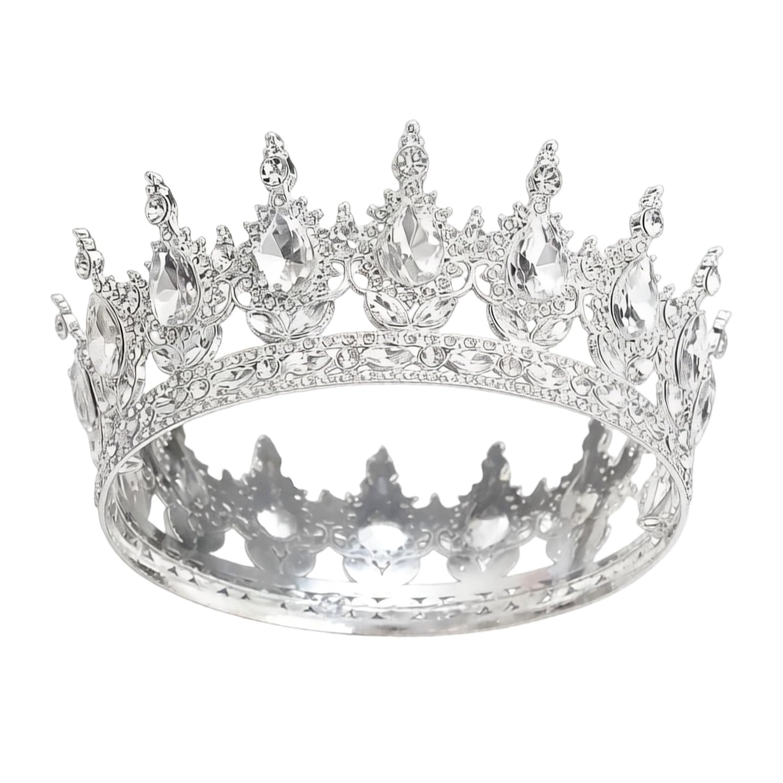 hogtnd Stylish Acrylic Happy Birthday Crown Toppers, Cake Decorating Supplies, Perfect for Cake Happy Birthday Dessert Decoration