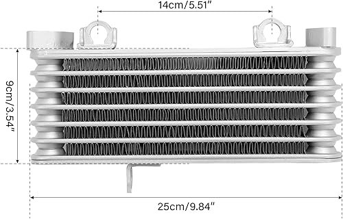 Miniatura 3 de TCT-MOTORPARTS Enfriador de radiador plateado apto para Suzuki GSXR1000 GSXR 1000 07-08 2007 2008