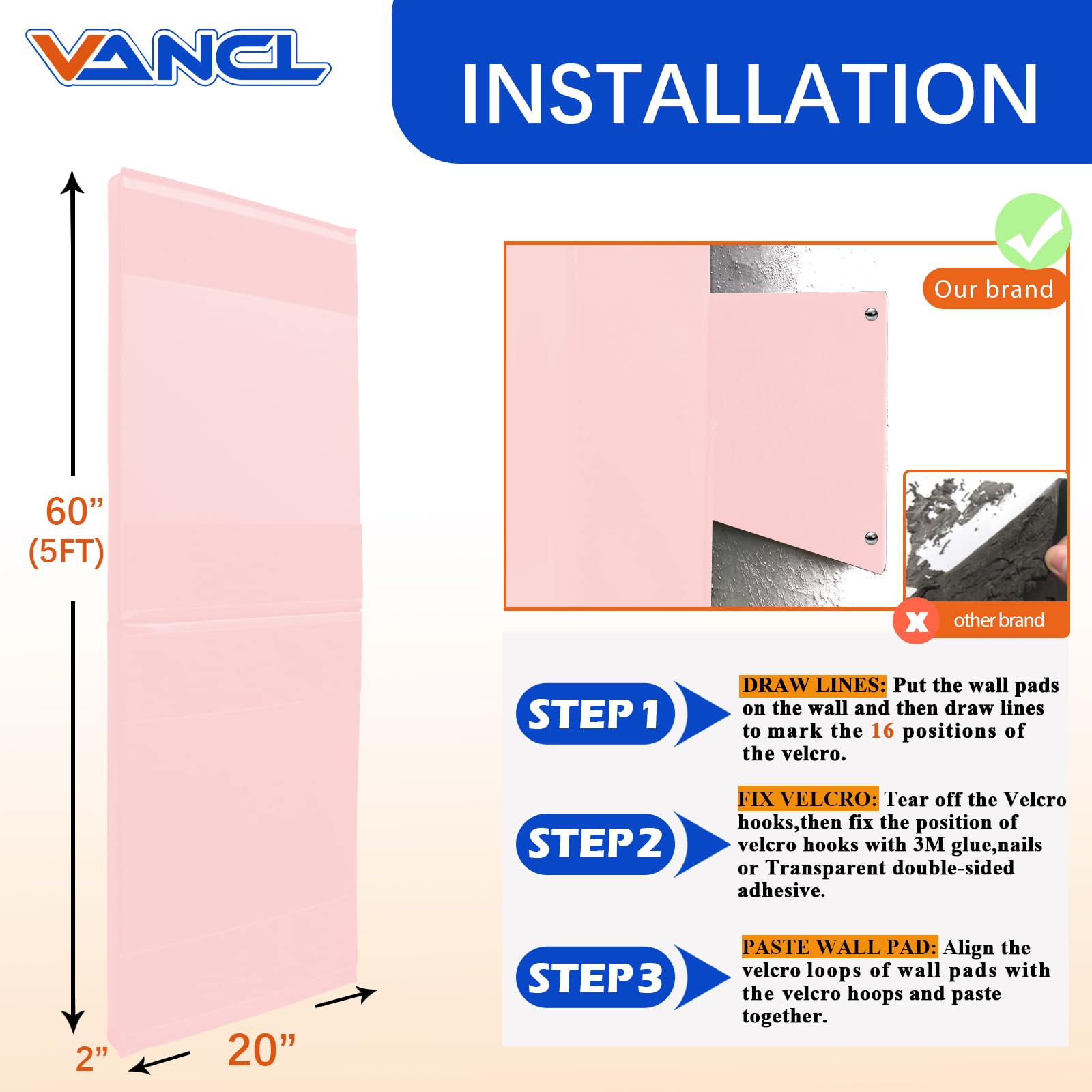 VANCL Wall Mats for Padding Basketball Gym Wall Padding 2