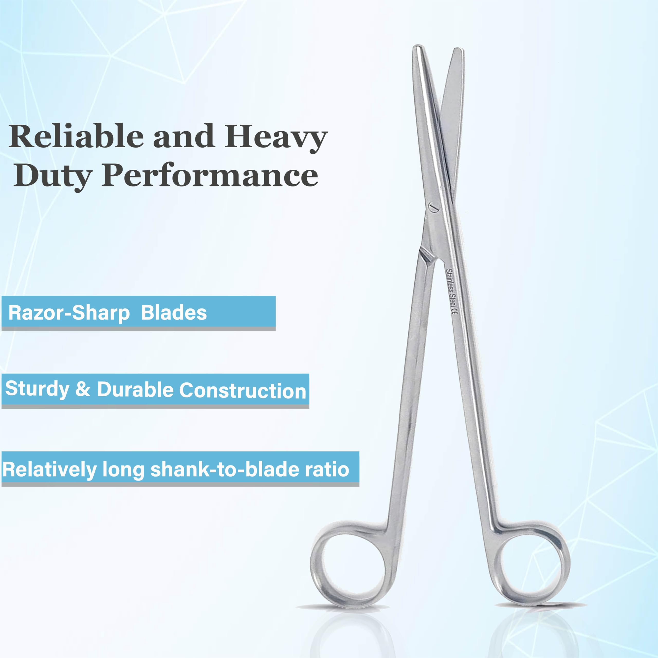 Metzenbaum Scissors - Precision Medical Stainless Steel -5