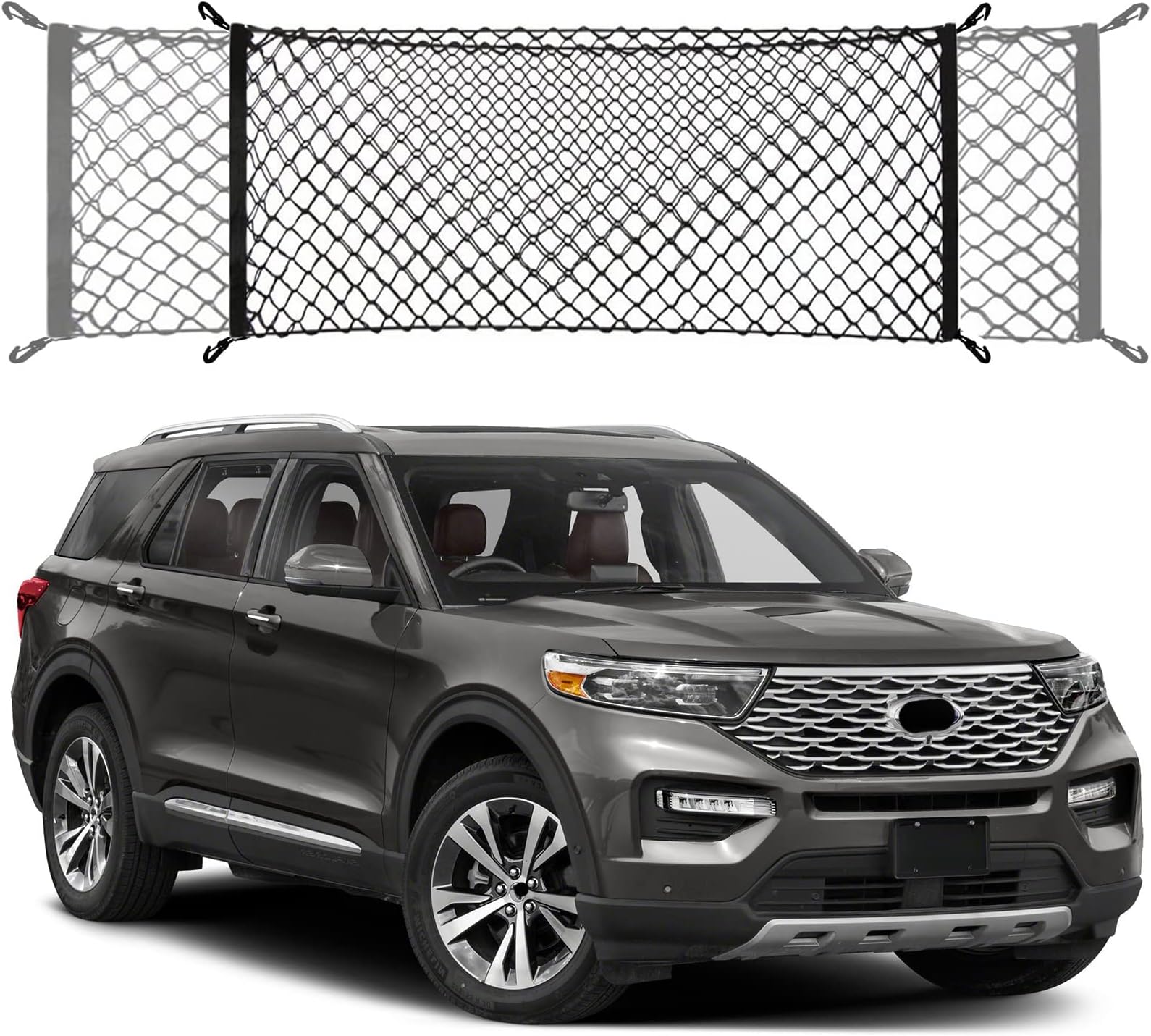 Cargo Trunk Net Compatible with Ford Explorer Base ST XLT