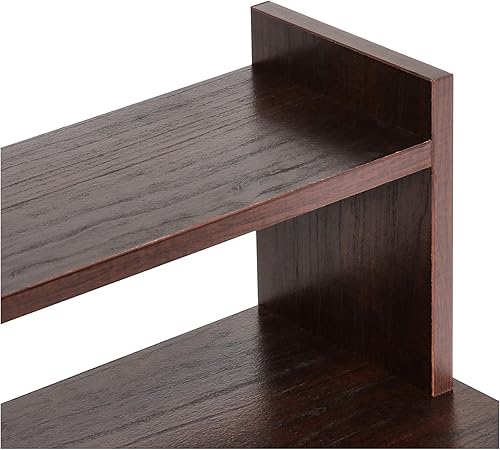 Miniatura 6 de ROCKPOINT Escritorio para la computadora con bandeja para el teclado color arce natural