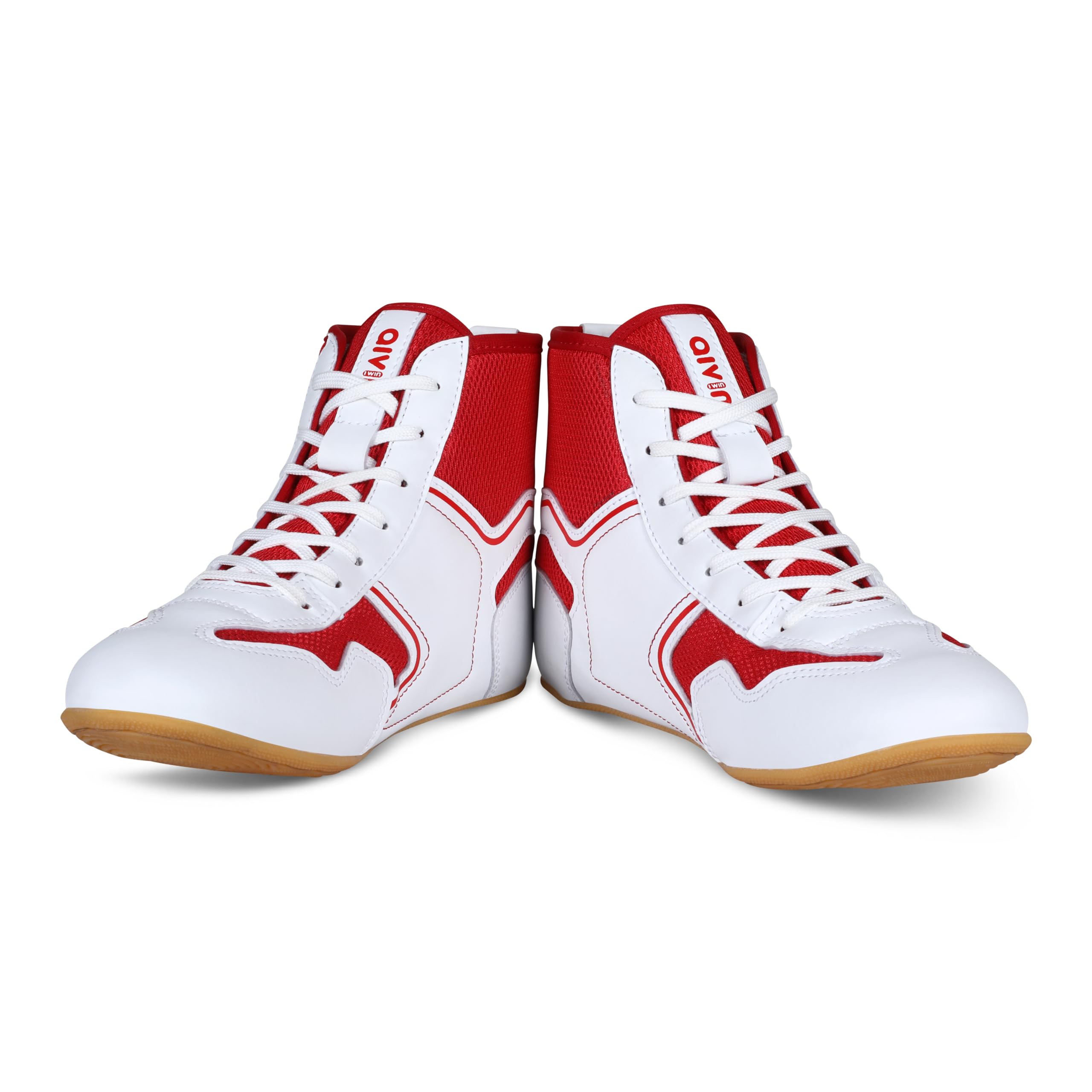 AIVIN Pro Kabaddi League Shoe (White/Red, UK Footwear Size System, Adult, Men, Numeric, Medium, 11) 4