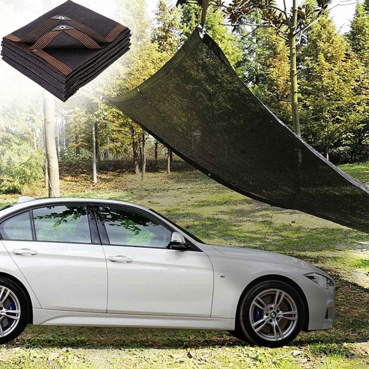 Outdoor Sunblock Shade Cloth, Shading Net with Grommets, Plants Greenhouse Cover Fabric, Net Tarp Sunshade, UV Resistant Netting, Easier to Hang