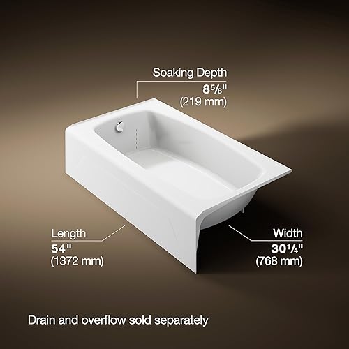 Miniatura 3 de Kohler K. Bañera Seaforth con drenaje para mano izquierda, 745-0