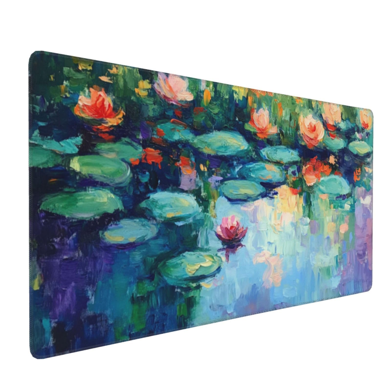 Tapis de Souris XXL 90 x 40 cm, Lotus & Lac Tapis de Bureau G716