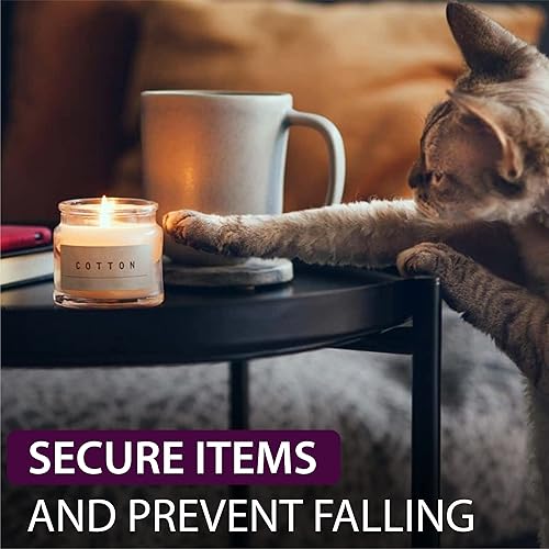 Miniatura 5 de Masilla de montaje negra, 480 unidades, masilla para pósteres para paredes, sin daños, tachuela adhesiva reutilizable extraíble, adhesivo de pared