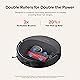 roborock Q8 Max+ Robot Vacuum and Mop, Self-Emptying, Hands-Free Cleaning for up to 7 Weeks, Reactive Tech Obstacle Avoidance, 5500 Pa Suction, DuoRoller Brush, APP-Controlled Mopping, Black Product Image 6