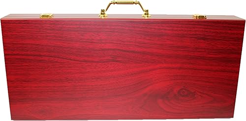 Miniatura 2 de Pagamos tu impuesto de ventas American Mahjong Set en caja de madera  4 estantes de madera y empujadores incluidos, 166 azulejos M30MH