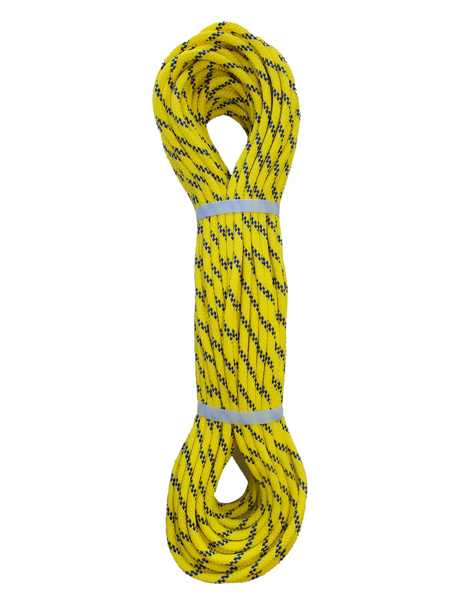 Pelican Rope Multifilament Polypropylene Rope (1/4 in) – Solid Braid Derby Rope – Lightweight, Buoyant, High Visibility – Dock, Floating, Water Rescue Line – Several Lengths (150ft)