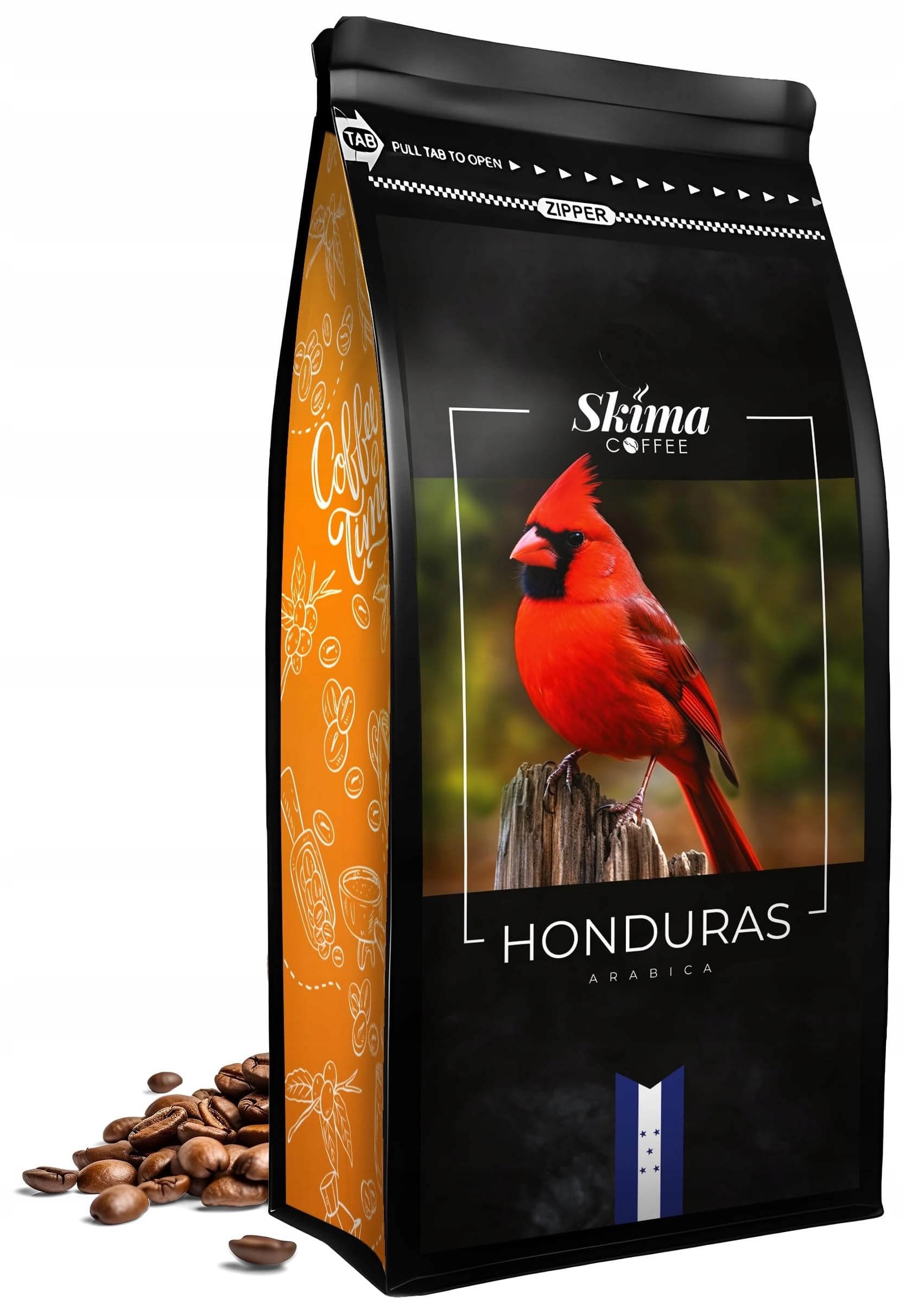 Kawa ziarnista 1kg x3 BRAZYLIA/KOLUMBIA/HONDURAS ARABICA Świeża
