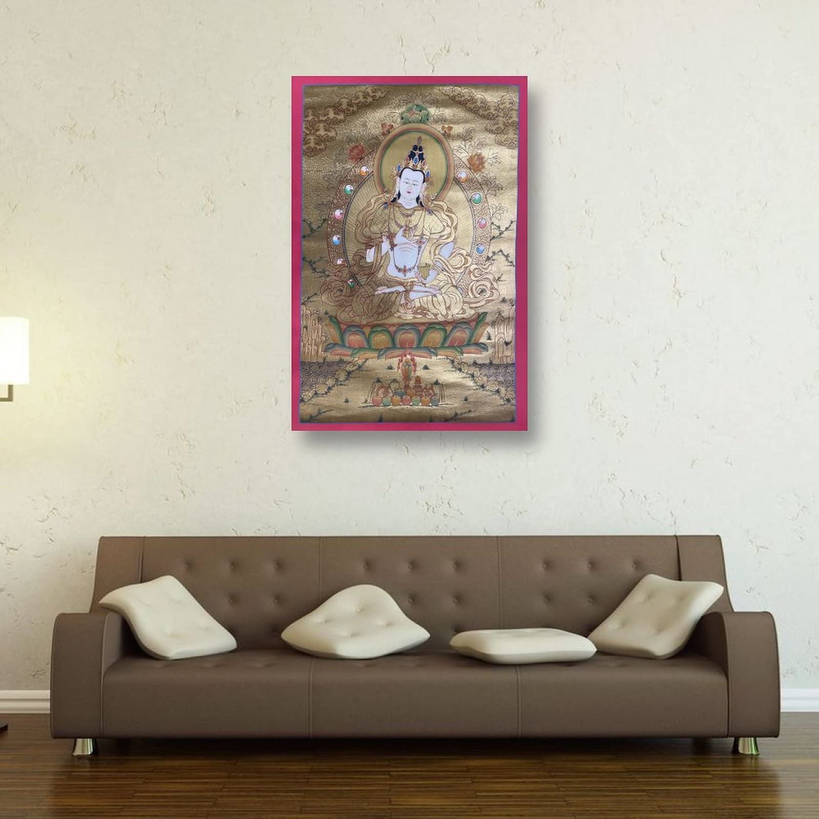 Vajrasattva Buddismo Religione Meditazione Poster Buddha Bodhisattva Decorazione per la casa Poster arte da parete Camera da letto Decorativa Stanza Estetica 40 x 60 cm