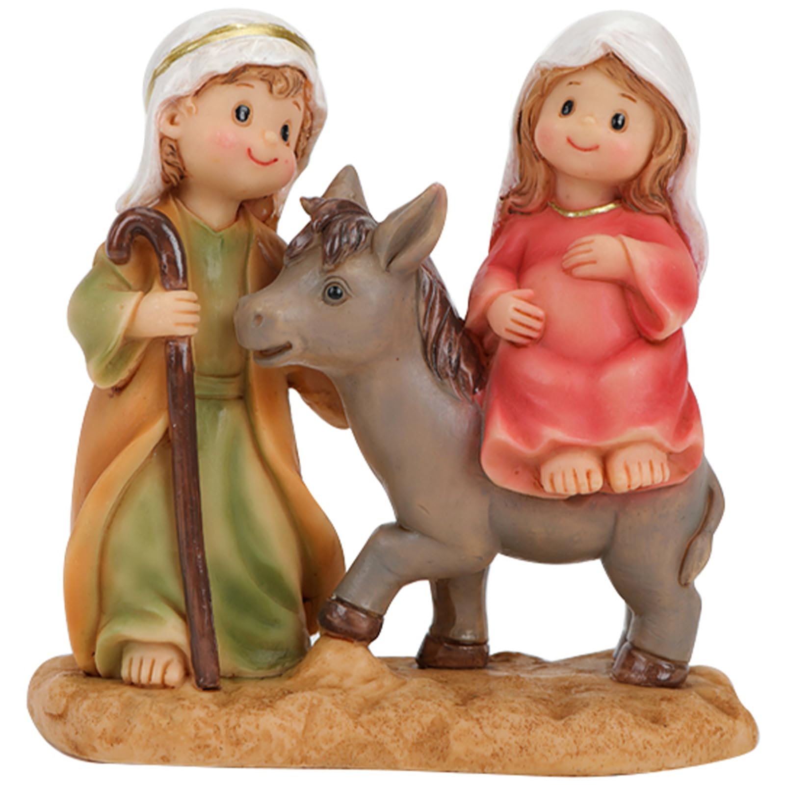 CHIZISX Catholic Holy Family Figurines Statue Jesuses Marys Josephs Renaissances Sculptures Religious Gift Home Decors Holy Family