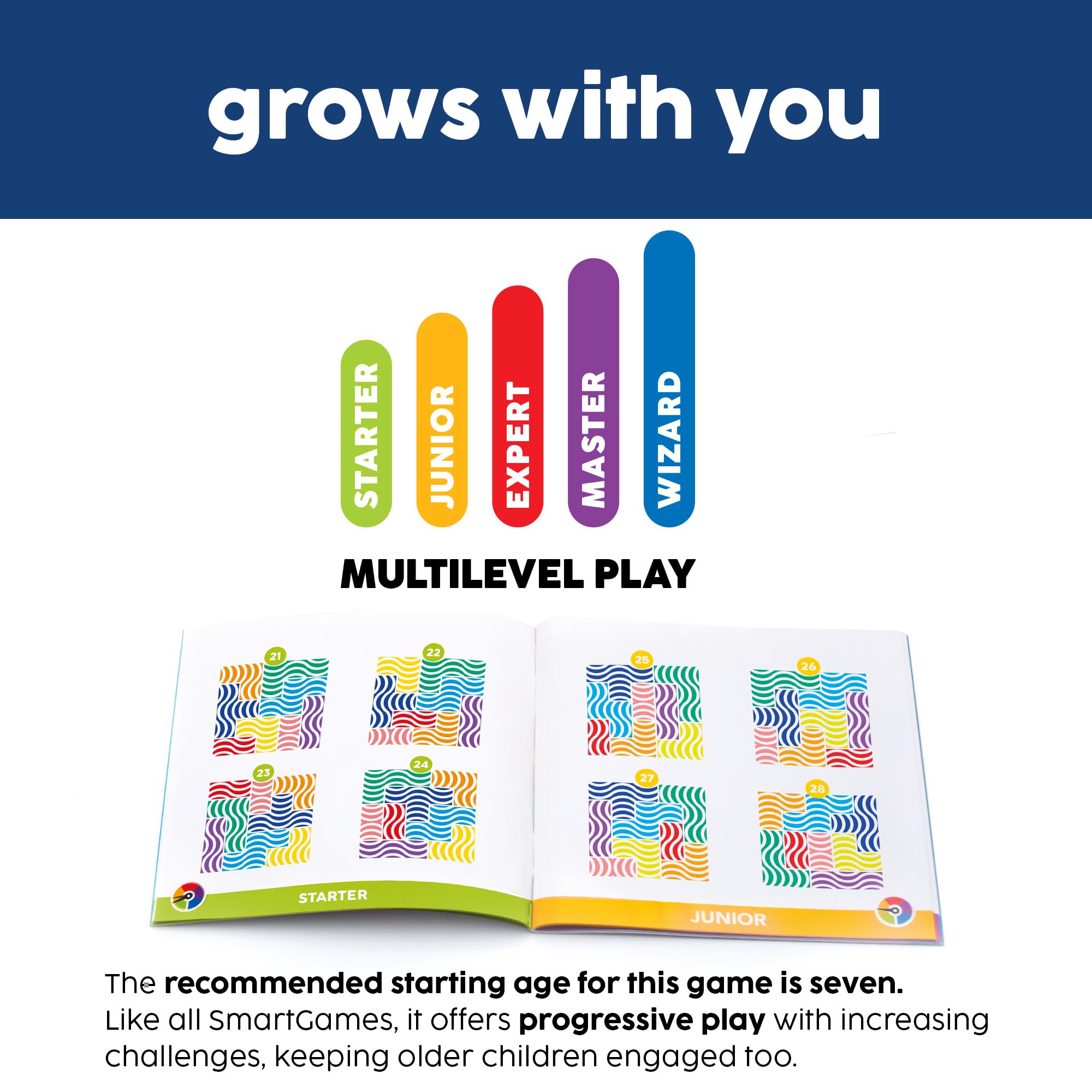 Smart Games - IQ Flow | Puzzle Bambini E Puzzle Adulti | Giochi Bambini 8 Anni O Più | Giochi Da Tavolo con 120 Sfide | Regalo Bambino 8 Anni O Più per 1 Giocatore