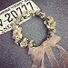 Meiliy Bridal Flower Garland Headband Flower Crown Hair Wreath Halo with Adjustable Ribbon for Wedding Festivals