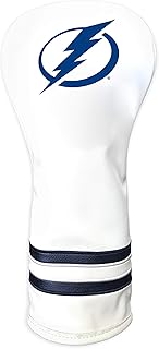 Team Golf NHL White Vintage Fairway Golf Club Headcover, Form Fitting Design, Retro Design & Superb Quality