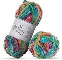 Vista 15 de Baby Bee - Hilo súper voluminoso para ganchillo y tejer, madeja de hilo suave, 38 yardas de hilo 100% poliéster para tejer a ganchillo mantas