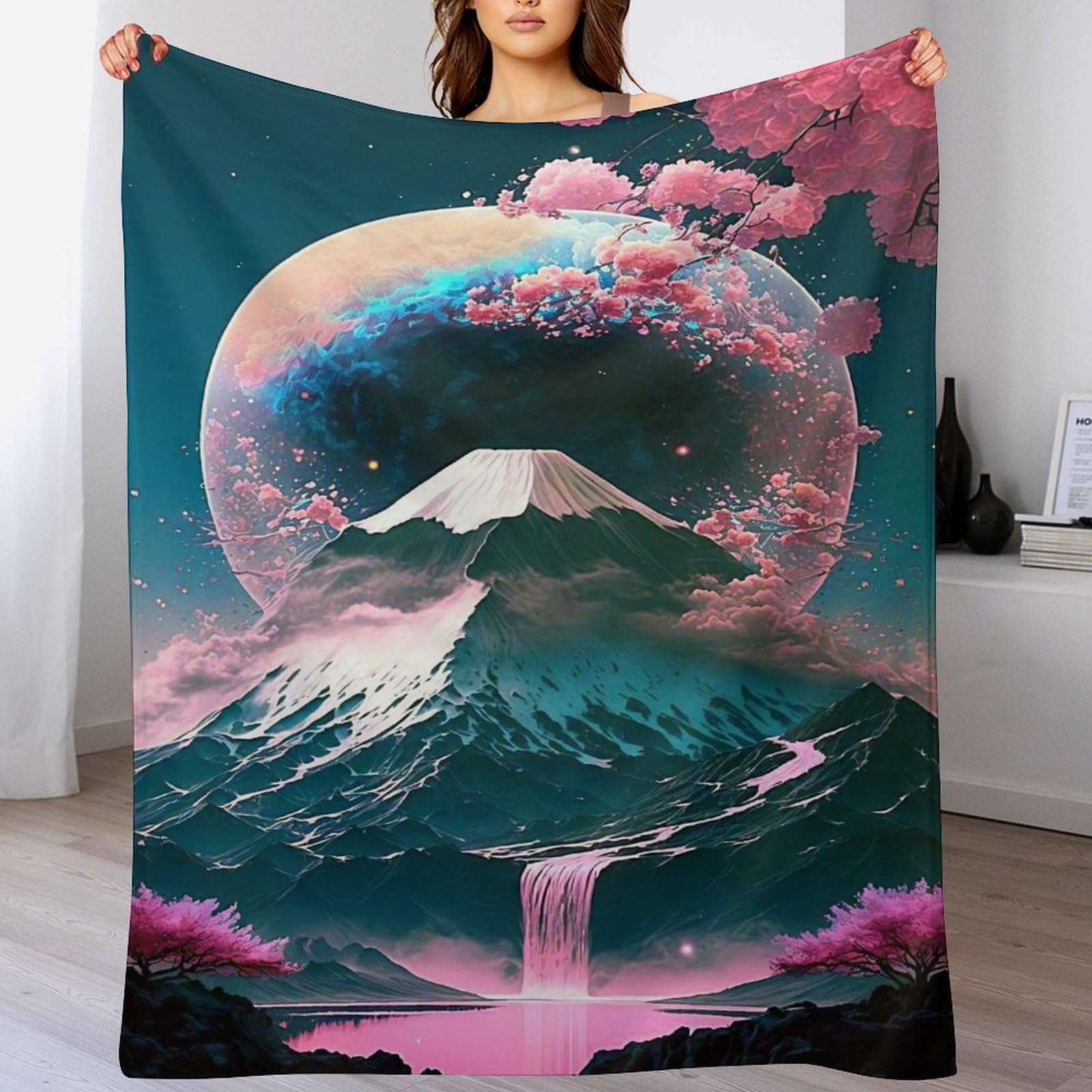 Couverture moelleuse haut de gamme en molleton de flanelle style japonais