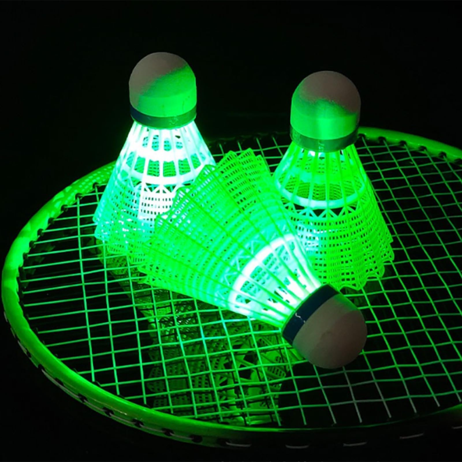 4 Pièces Volant Badminton, Led Badminton Lueur Pour Les Activités