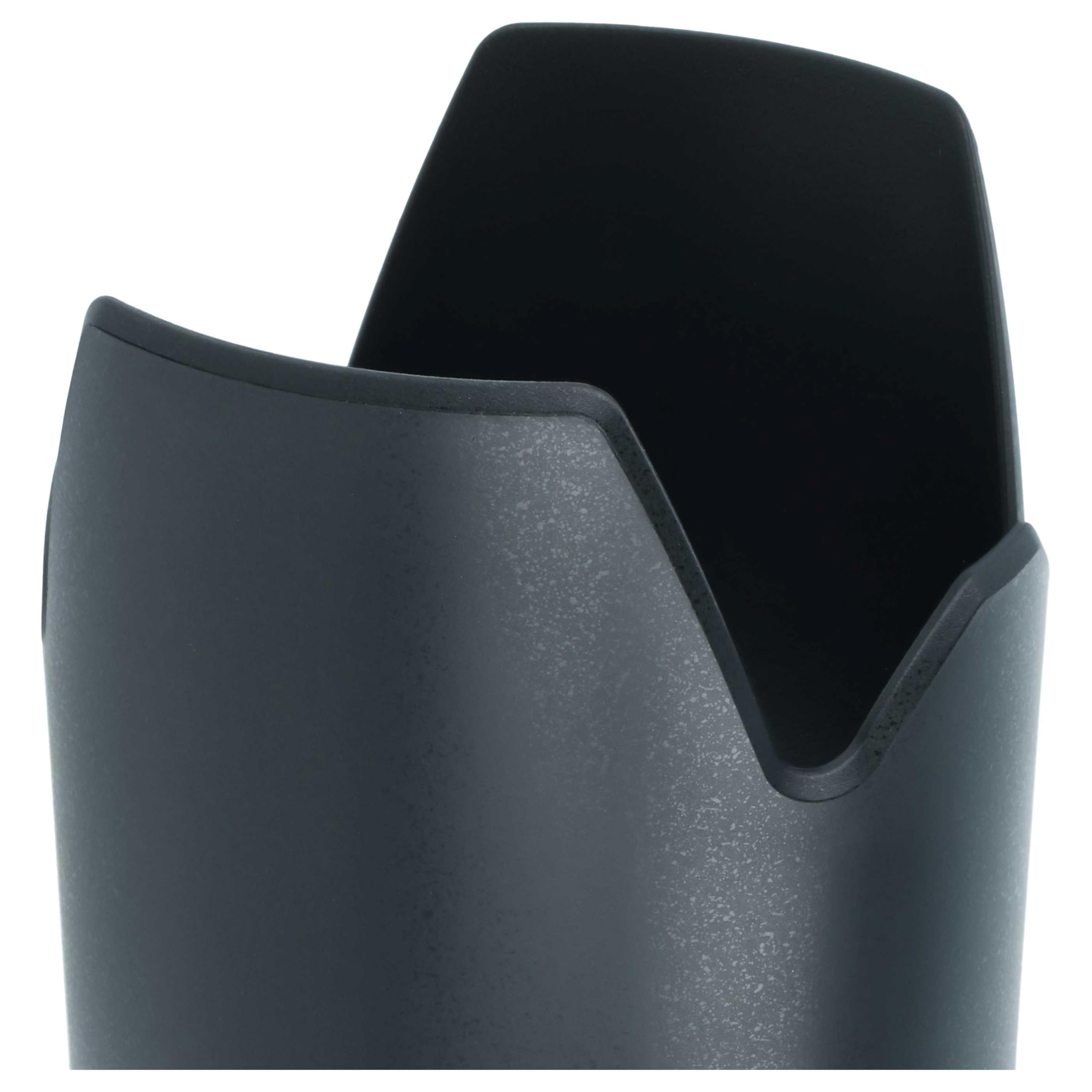 vhbw Paraluce compatibile con Tamron SP 70-300mm f/4-5.6 Di VC USD (Modell A005) obiettivo nero, plastica, tulipano, 9,5 cm