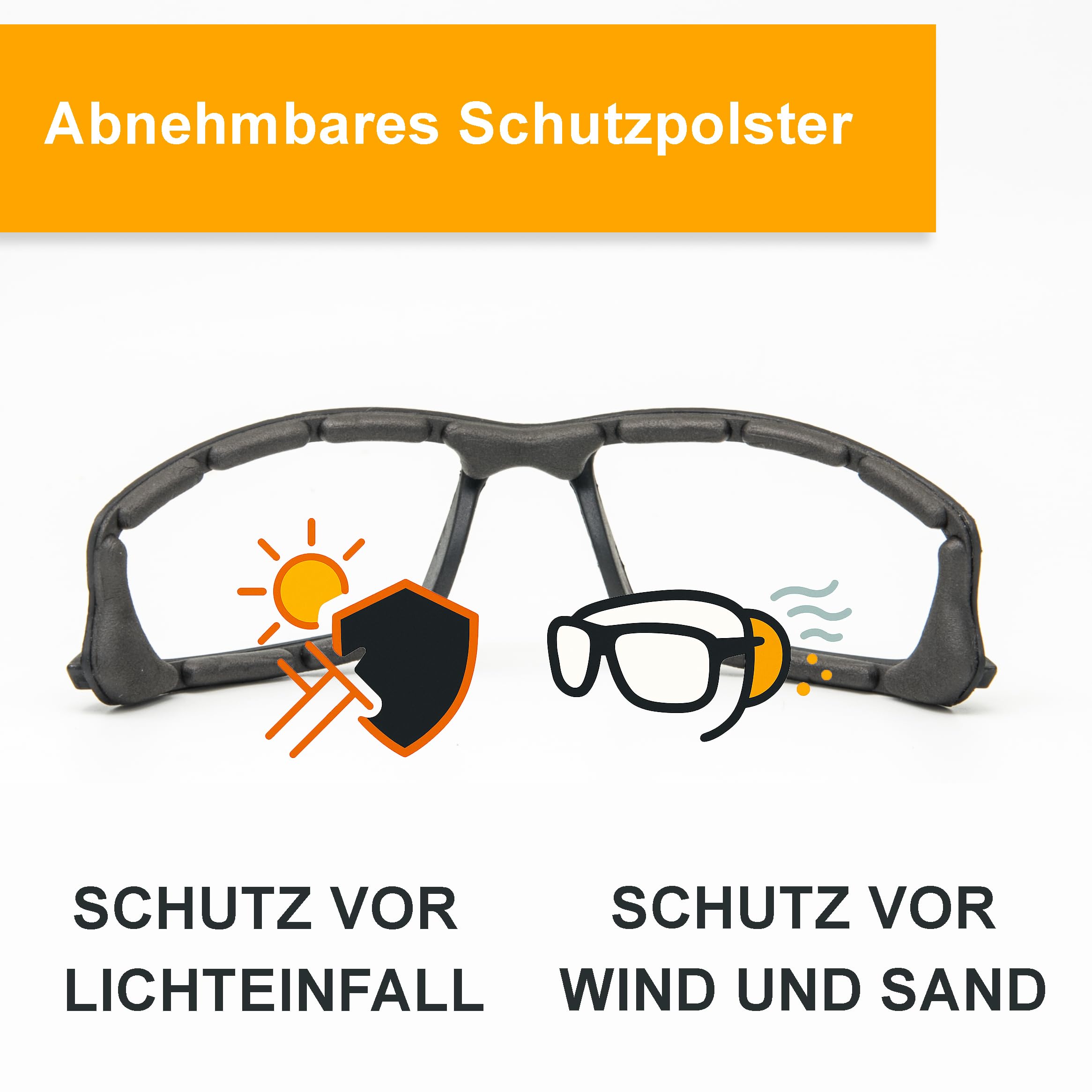 GOGGLE Okulary sportowe z paskiem