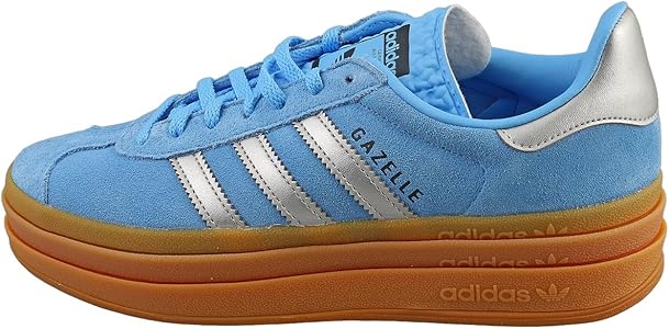 Amazon.com | adidas Gazelle Bold Womens Sneaker (Blue Burst Silver, JI0327, 7) | Fashion Sneakers Amazon.com | adidas Gazelle Bold Womens Sneaker (Blue Burst Silver, JI0327, 7) | Fashion Sneakers