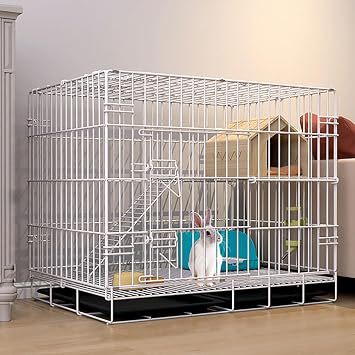 Cages for Small Animals, Bunny Cages, Rabbit Cage, Bunny Cage Indoor, Metal Cage, Small Animal Cage, Hamster Cage, Guinea Pigs, Rabbit, Ferret Cage Color White