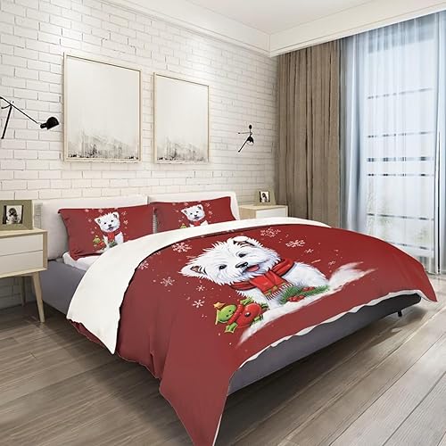 Miniatura 3 de ZFRXIGN Juego de funda de edredón occidental tamaño Queen para todas las estaciones, juego de edredón decorativo para el hogar, colcha de 3 piezas