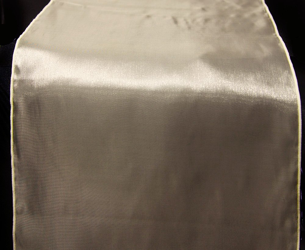 Silk Organza Chair Sashes Hoods OR Table Runners 8 Colours Wedding Chairs Event (Light Champagne Table Runner)
