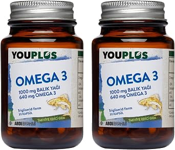 Youplus Omega 3 Fish Oil 30 Capsules - 2 Boxes Advantageous Package