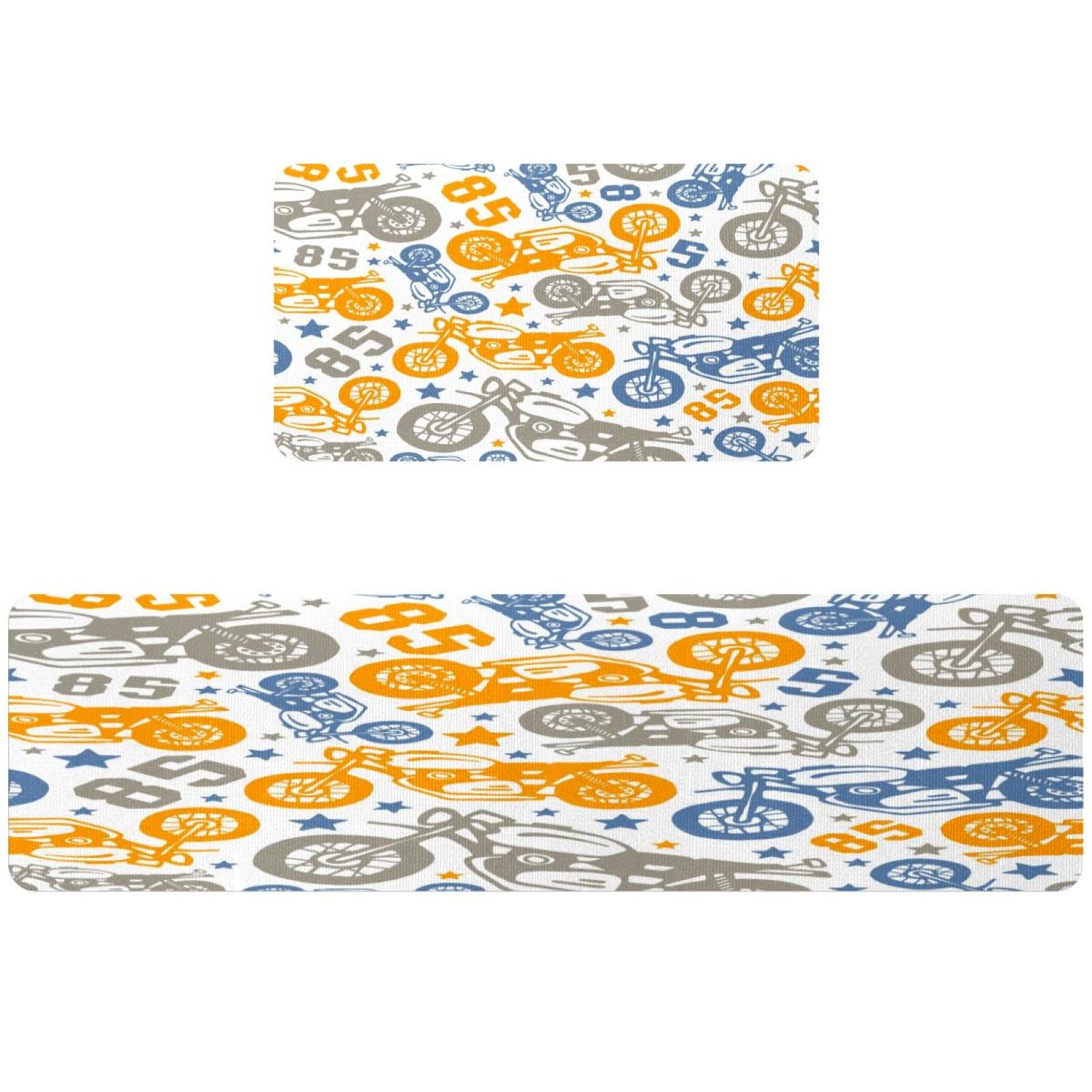 Tapis de cuisine lavables et antidérapants lot de 2 protection de sol pour buanderie et cuisine