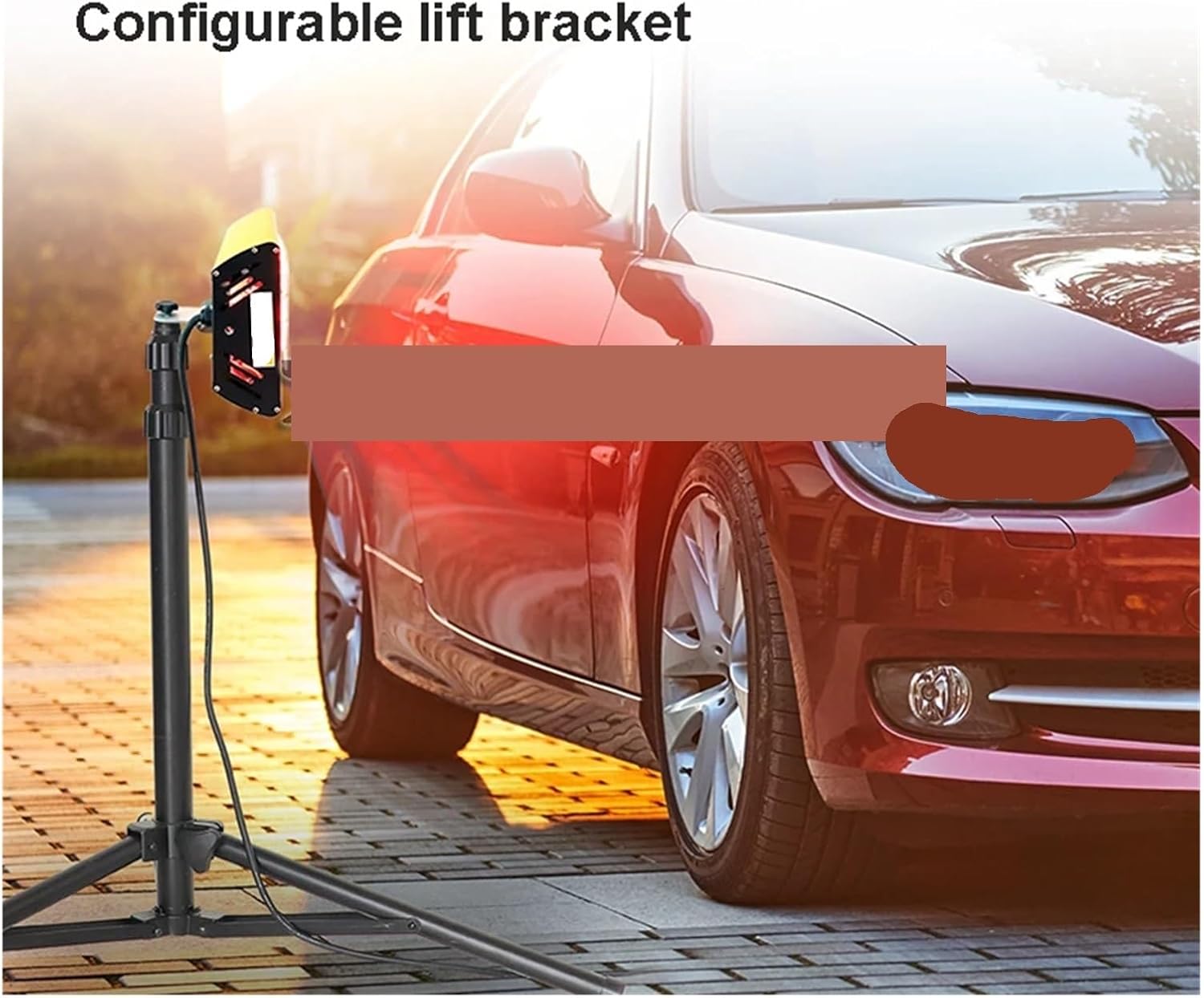 Paint Drying lamp, Infrared Paint Curing Lamp Handheld Shortwave Infrared Heating Lamp Car Body Repair Paint Dryer