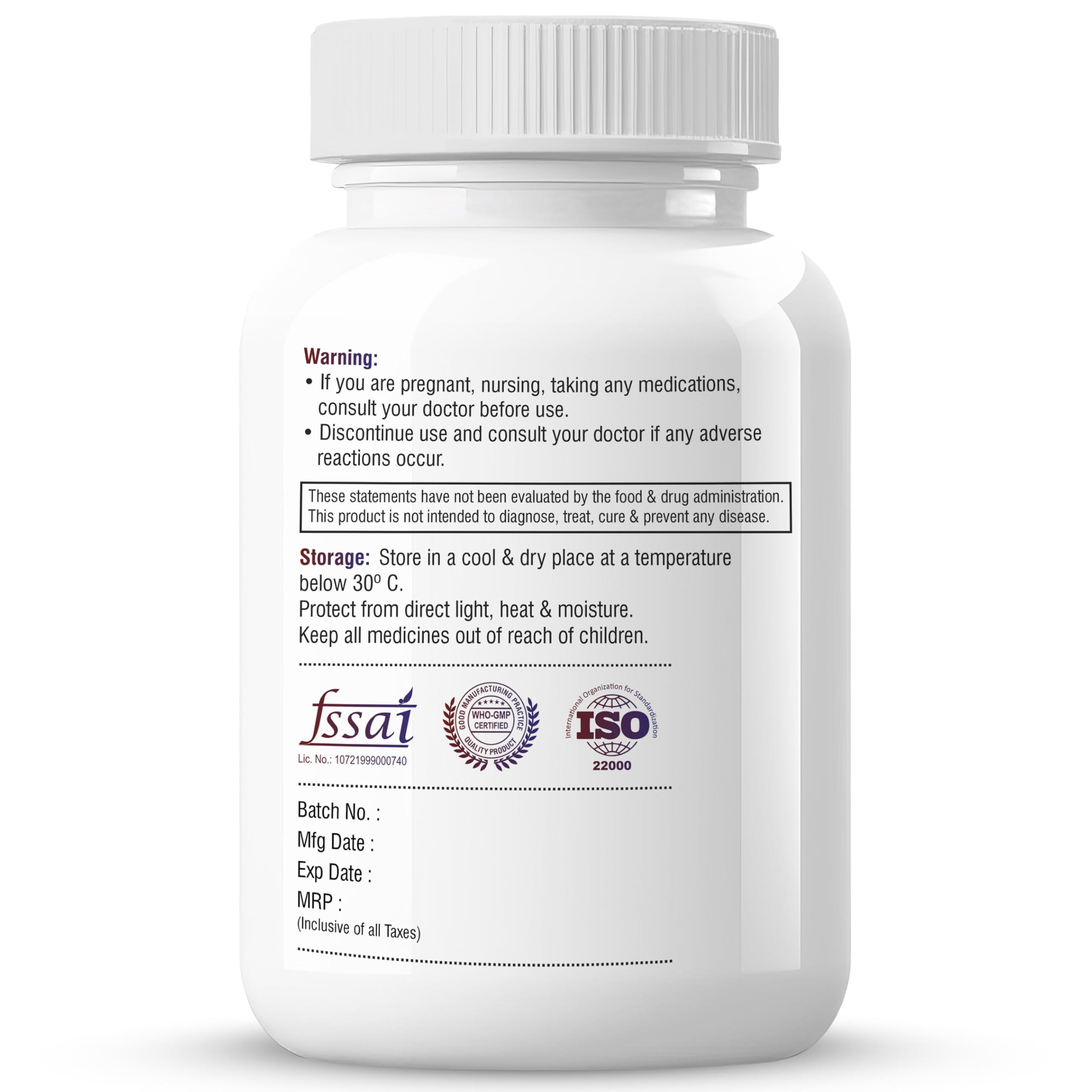 Biotrex Nutraceuticals Choline Bitartrate 650mg Supplement | High Purity Grade | Healthy Brain, Liver, Heart, Nervous System & Cognitive Function - 60 Veg Capsules — Amazon image 8