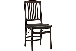 Linon Triena Mission Back - The Ultimate Folding Chair for Comfort and Style