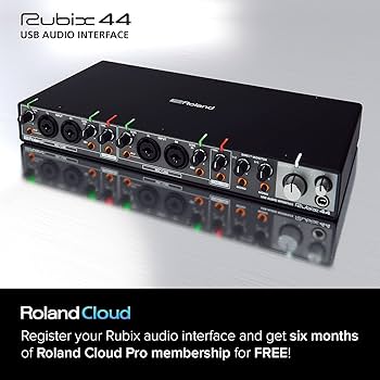 Roland Rubix 44 USB Audio Interface 4 in/4 Out, 4-in - Amazon.com