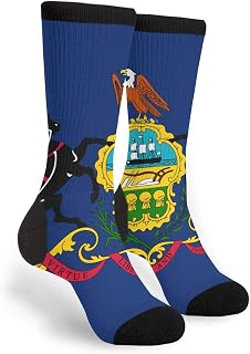 351 Men Women Mens Socks Usa Flag Pennsylvania Crew Socks Anti Blister Funky Socks Casual Mid Calf Socks For Outdoor Hiking Running