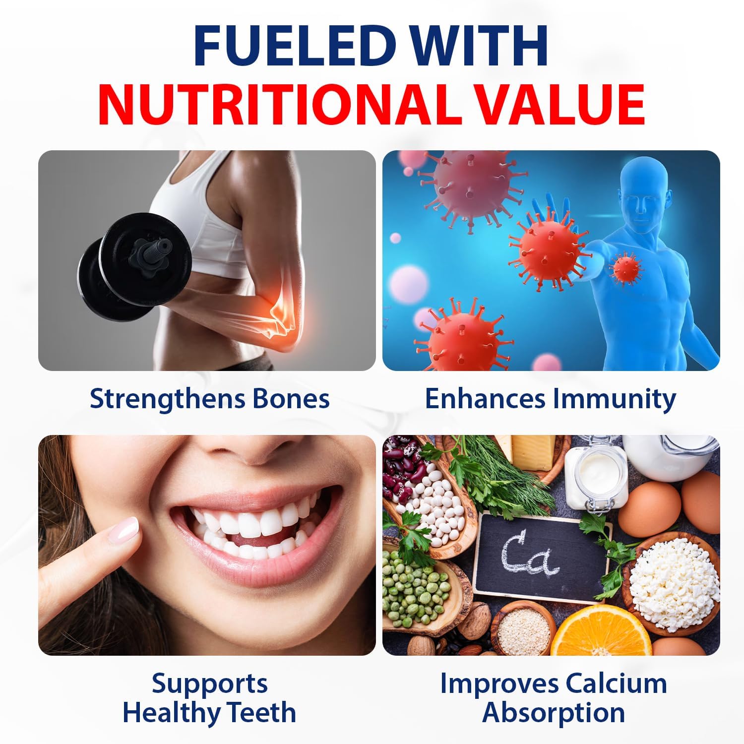 Nivagen Vitamin D3 50,000 IU (1250 mcg) | Once Weekly Dose | 100 Capsules (100 Weeks, Approx. 2 Years Supply) | Easy to Swallow | Bone, Muscle & Immune Support | Non-GMO, Gluten Free | Made in USA - Image 7