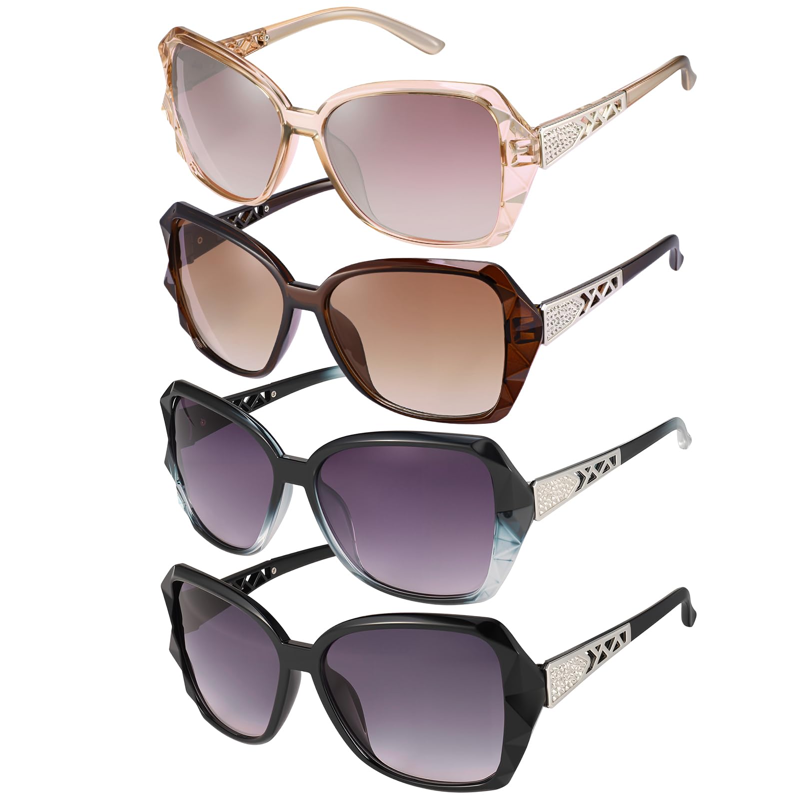 DragonflyDreams Women Large Sunglasses, UV 400 Glasses