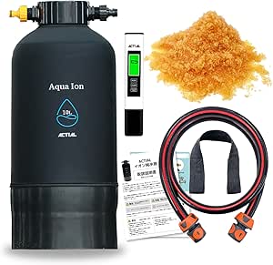 ACTIAL 純水器 イオン交換樹脂 洗車 10L TDSメーター 専用カバー