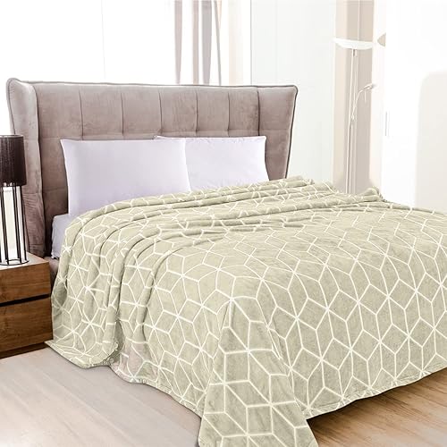 Vista 134 de Elegant Comfort Manta de lujo aterciopelada, ligera para todas las estaciones, ultra afelpada, suave, acogedora y mullida para sofá, cama, viajes