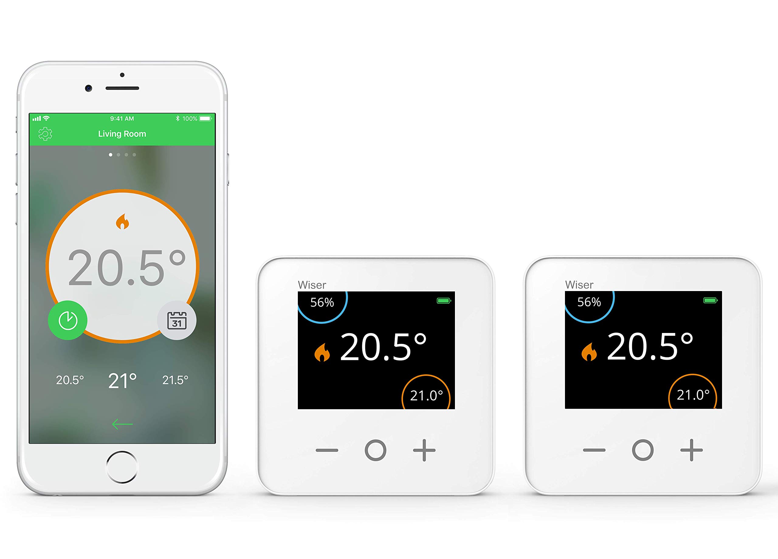 Wiser Smart Thermostat Dual Zone Heating and Hot Water Control - Works with Amazon Alexa, Google Home, IFTTT