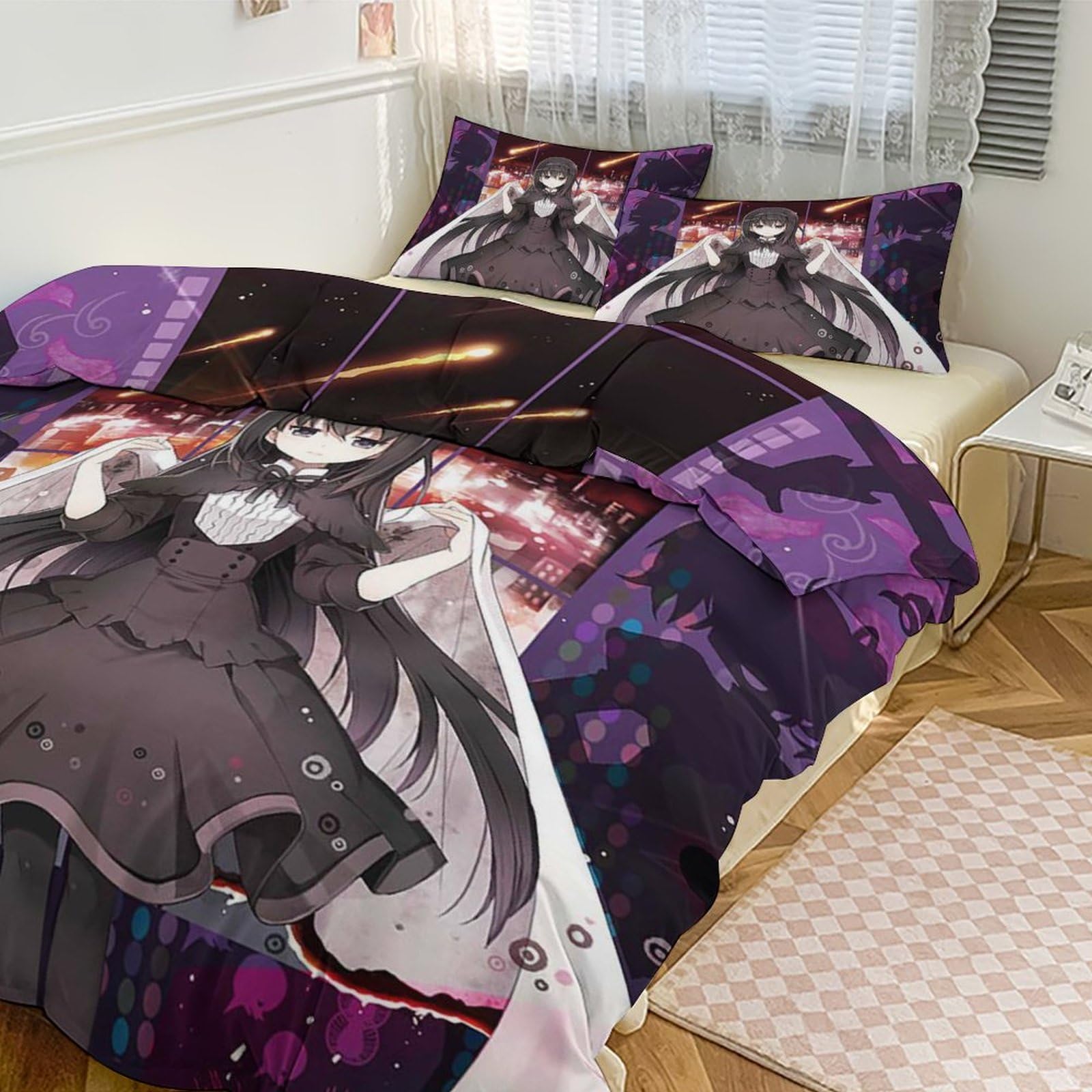 Amazon｜布団カバー シングル 魔法少女まどか☆マギカ 暁美 ほむら