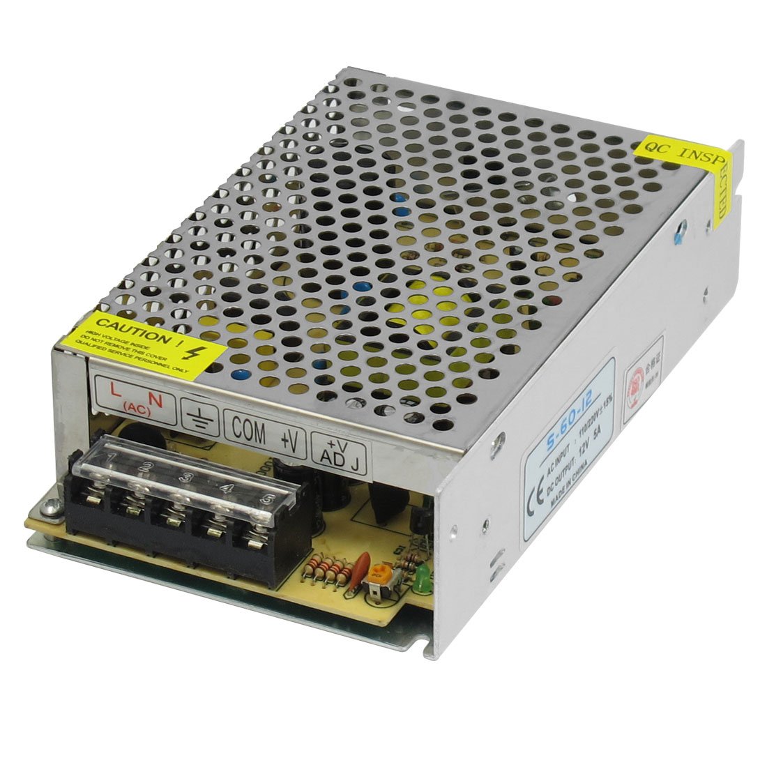 GJZIFGFWQ AC 110/220V DC 12V5A 60W Switch Power Supply Driver for LED Strip
