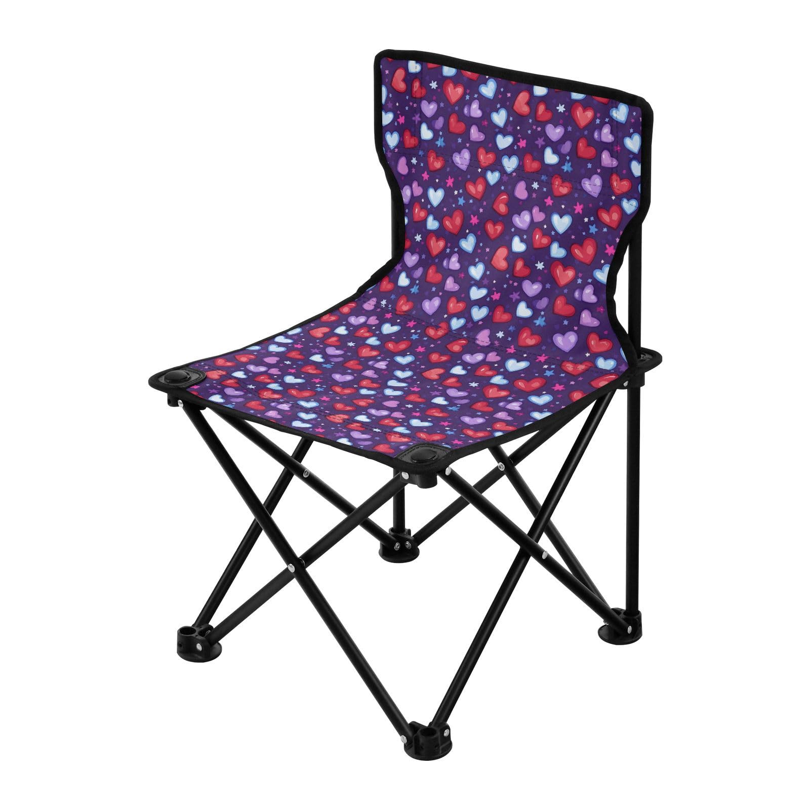 Chaise de camping légère pliante FRODOTGV avec sac de transport violet