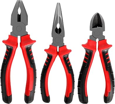 3Pcs Pliers Set, 6