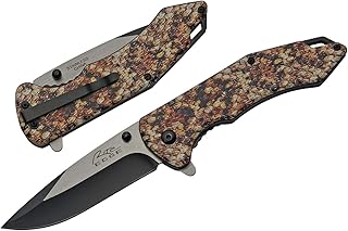 SZCO Supplies 8â€ 3-D Printed Snakeskin Folding Knife