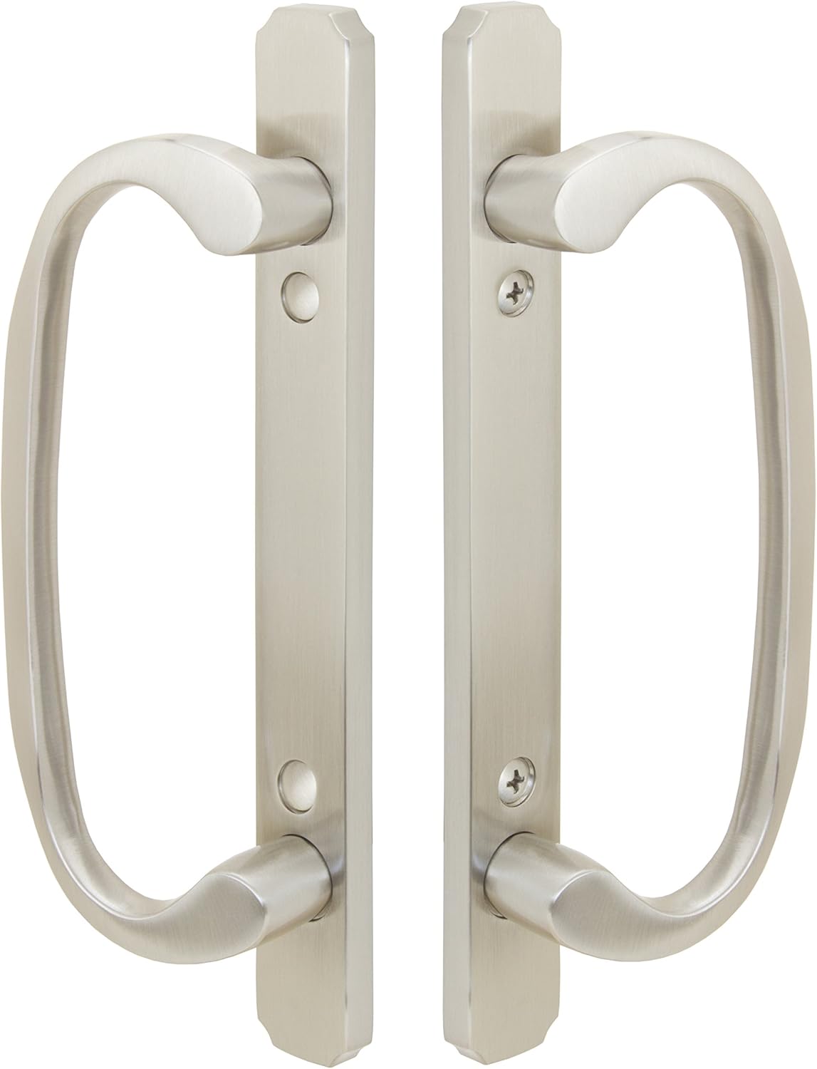 Embassy Solid Brass Full Dummy Handle Set for Sliding Glass and Patio Doors in Oil Rubbed Bronze, 1-3/4" Door Thickness